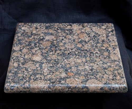 Tischplatte, Arbeitsplatte Küchenplatte 60cm x 60 x 4 cm, aus poliertem Granit, Unikat Handarbeit, 10 KG von Yuchengstone