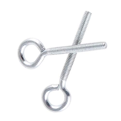 Yudesun Augenschraube Befestigungselemente - Kohlenstoffstahl Öse Weißverzinkung Augenschraube Maschinenteile Geschlossen Ring Ösenschraube M3 M4 M5 M6 M8 von Yudesun