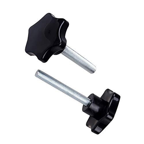 Yudesun Eisenwaren Zubehör Sterngriff Schrauben - M10 M12 Pflaume Sechskant Geformt Hand Griffe Außengewinde Kunststoff Stern Klemmknopf Griff 4 Stück Yudesun Eisenwaren Zubehör Sterngriff Schrauben - M10 M12 Pflaume Sechskant Geformt Hand Griffe Außengewinde Kunststoff Stern Klemmknopf Griff 4 Stück von Yudesun