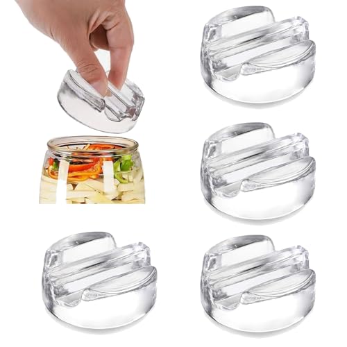 4 Stück Fermentiergewichte, Fermentation Weight Diameter 7 cm, Glasgewichte für Gärung mit Breiter Öffnung, Practical Fermentation Glass Weights for Fermenting Sauerkraut, Carrots, Kimchi, Pickled 4 Stück Fermentiergewichte, Fermentation Weight Diameter 7 cm, Glasgewichte für Gärung mit Breiter Öffnung, Practical Fermentation Glass Weights for Fermenting Sauerkraut, Carrots, Kimchi, Pickled von Yudobliss