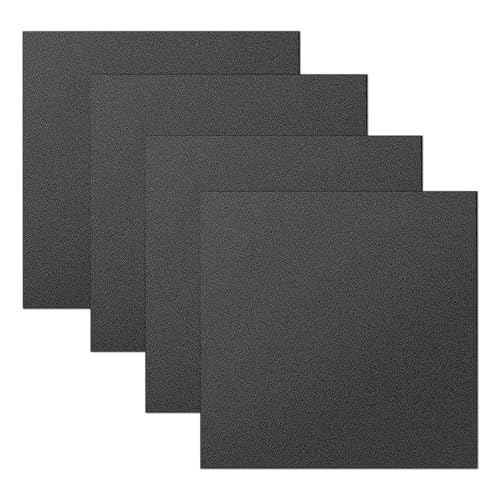 ABS Kunststoffplatten, 4 Stück 3mm 30 x 30CM Matte Oberfläche abs kunststoffplatte, Strapazierfähige Schneidebare Kunststoffplatte, für Basteln, Kotflügel, Heimdekoration usw, Schwarz ABS Kunststoffplatten, 4 Stück 3mm 30 x 30CM Matte Oberfläche abs kunststoffplatte, Strapazierfähige Schneidebare Kunststoffplatte, für Basteln, Kotflügel, Heimdekoration usw, Schwarz von Yudobliss