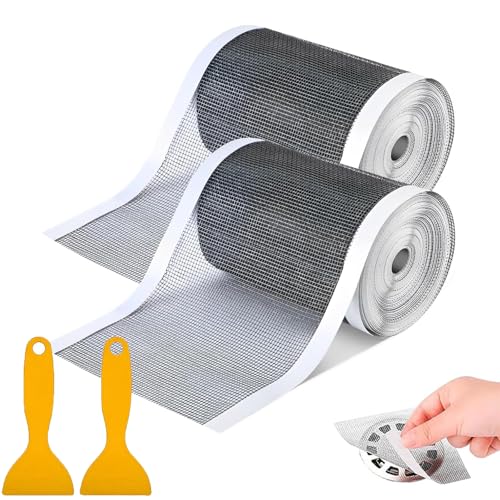 Abfluss Haarfänger, 12cm X 4m Abflusssieb Dusche Mesh, 2 Stück Einweg Duschabfluss Mesh Aufklebe, Abflussfilter Selbstklebend Einweg Abfluss Haarfänger, Abflusssieb, Haarsieb Dusche Abfluss Haarfänger, 12cm X 4m Abflusssieb Dusche Mesh, 2 Stück Einweg Duschabfluss Mesh Aufklebe, Abflussfilter Selbstklebend Einweg Abfluss Haarfänger, Abflusssieb, Haarsieb Dusche von Yudobliss