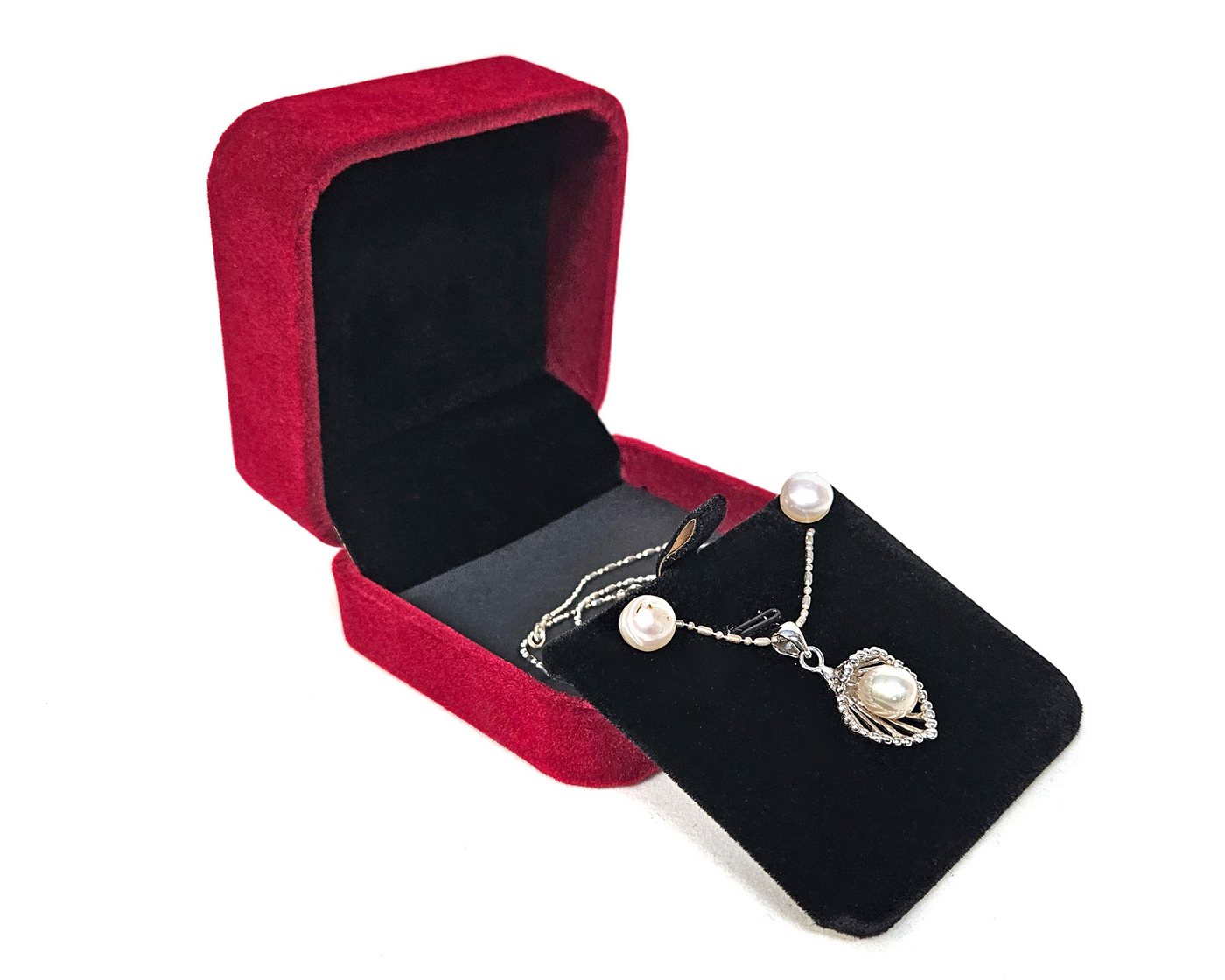 Yudu Aufbewahrungsbox Schmucketuis Geschenkbox Schmuckaufbewahrung mit Veloursüberzug Yudu Aufbewahrungsbox Schmucketuis Geschenkbox Schmuckaufbewahrung mit Veloursüberzug von Yudu