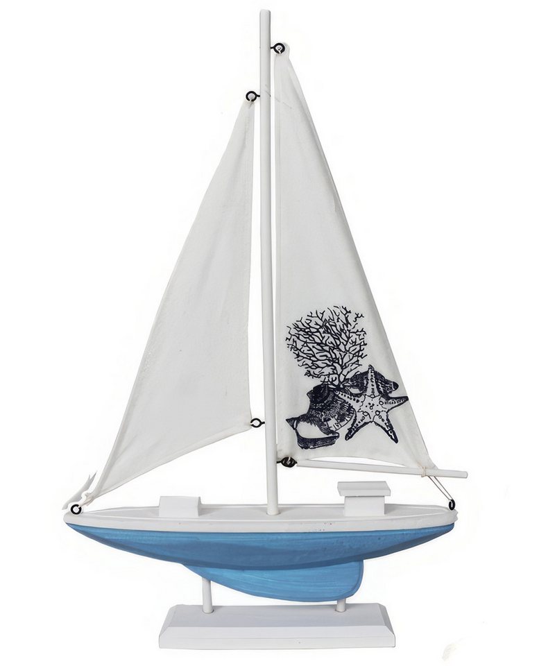 Yudu Dekofigur Deko Segelboot Boot Schiff Holz/Stoff Marintime Yudu Dekofigur Deko Segelboot Boot Schiff Holz/Stoff Marintime von Yudu