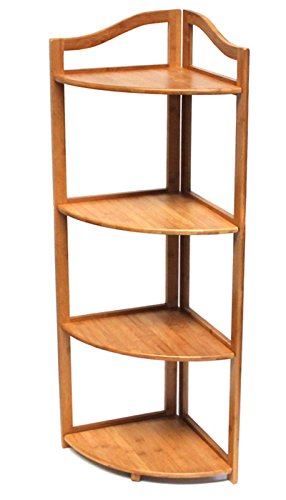 Yudu Eckregal Badregal Regal mit 4 Anlageflächen Regal von Yudu