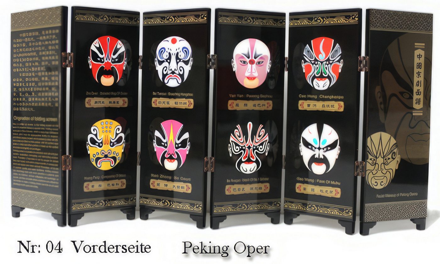 Yudu Raumteiler Deko Paravent Tisch Paravent Fengshui Motive Schrift von Yudu