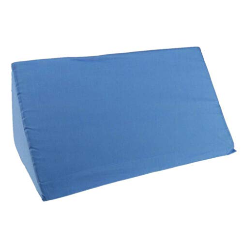 Yue668 Acid Reflux Foam Bett Keil Beinerhöhung Zurück Lordosenstütze Kissen Rückenstütze Lesekissen Couch Kissen Für Zuhause Büro (Blau) von Yue668