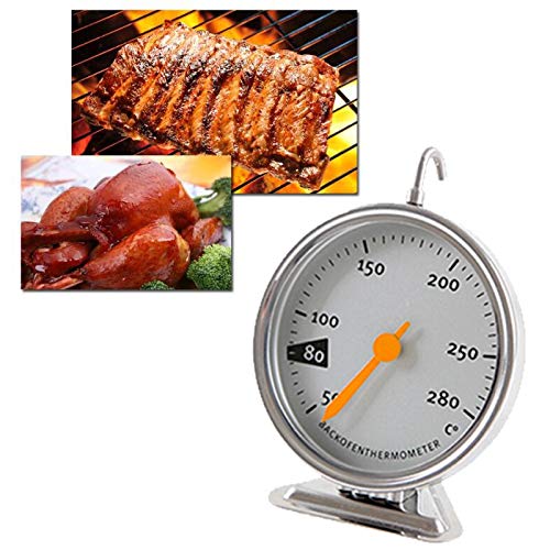 Yue668 Tragbare Lebensmittel Fleisch Temperatur Stand Up Dial Backofen Thermometer Edelstahl Messer Tester für Kitchen Bar Backen Kochen von Yue668