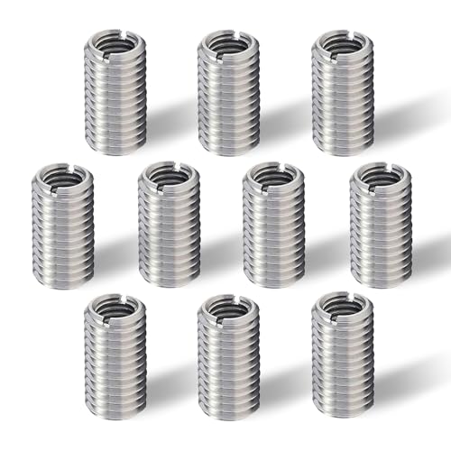 10-Stück Gewindeeinsatz m8 Auf m6,15mm Edelstahl Gewindehülse,m8 Threaded Insert to m6,Gewindeadapter,Gewindebuchse m8 m6,Einschraubmutter,Eindrehmuffe,Gewindehülsen,Gewindereduzierung Set (M8*M6) 10-Stück Gewindeeinsatz m8 Auf m6,15mm Edelstahl Gewindehülse,m8 Threaded Insert to m6,Gewindeadapter,Gewindebuchse m8 m6,Einschraubmutter,Eindrehmuffe,Gewindehülsen,Gewindereduzierung Set (M8*M6) von YueJieSelected