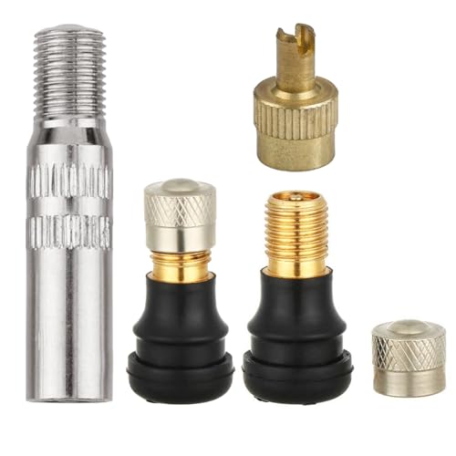 2 Stück Tubeless Ventil Ventilverlängerung set,Roller ZubehöR,Tublessventiel,Ventilverlängerung E Scooter Adapter,Tubeless Ventile für Xiaomi Serien/Ninebot Max G30/Segway Mini/Mi3/Trittbrett Vmax Vx2 von YueJieSelected
