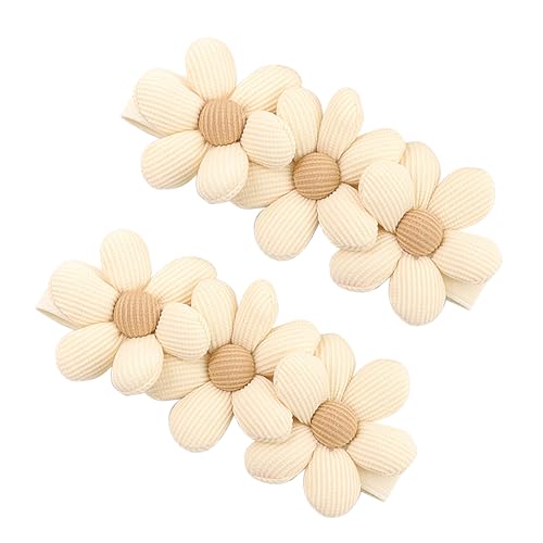2 Stück Vorhang Raffhalter,Süße Blumen Deko Gardinen Gardinenband,Vorhang Halter für Mädchen Kinderzimmer,Schlafzimmer,Gardinen Seil,Sicher Verstellbar Gardinenraffer,Curtain Zusammenhalter (Beige) von YueJieSelected