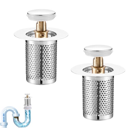 2 Stücke Abflusssieb Waschbecken,Sink Strainer,Abflussieb,Abfluss Sieb Abflusssieb Badewanne,Dusche Abflusssieb Edelstahl,Waschbecken Sieb für Abfluss,Spülbecken Stöpsel,Haarsieb Waschbeckenstöpsel 2 Stücke Abflusssieb Waschbecken,Sink Strainer,Abflussieb,Abfluss Sieb Abflusssieb Badewanne,Dusche Abflusssieb Edelstahl,Waschbecken Sieb für Abfluss,Spülbecken Stöpsel,Haarsieb Waschbeckenstöpsel von YueJieSelected
