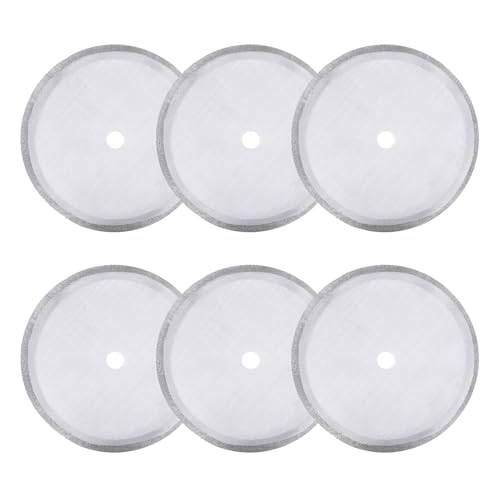 6-Stück Likörfilter,Sieb,French Press Filter für Kaffeemaschinenfilter Edelstahl Separatorfilter,Kaffeemaschinen Hochleistungs-Presssieb Siebschale Screen Ersatzteile,Brühfilter Edelstahlsiebfilter von YueJieSelected