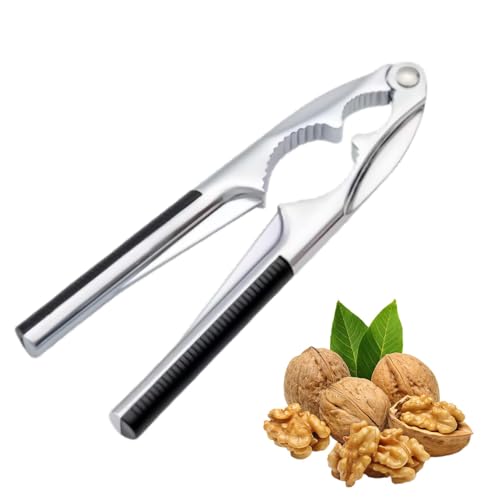 Nussknacker Haselnüsse,Haselnussknacker Maschine Edelstahl,Nußknacker für Walnüsse,Hochwertiger Metall Nutcracker,Rutschfestem Griff Walnussknacker,Hebel Walnut Cracker,Haselnuss Sheller (Schwarz) von YueJieSelected