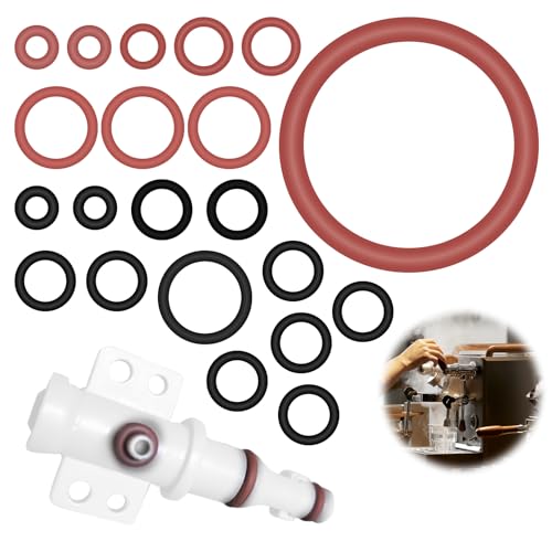 Ovalkopfschlüssel,jura Ersatzteile,Kaffeevollautomat Ersatzteil Mit Schlüsselring Dichtungsring,Reparatur Ovalkopfbit Dichtungen Werkzeug (30 Stück Set) von YueJieSelected