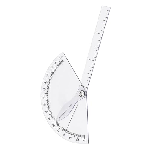 Winkelmesser Schule,Goniometer Physiotherapie,Winkelmesser Physiotherapie,Gradmesser,Protractor,Medizinischer Winkellineal für Angle Geometrie Goniometer-Lineal,360° Winkel Transparenter Gelenkmesser Winkelmesser Schule,Goniometer Physiotherapie,Winkelmesser Physiotherapie,Gradmesser,Protractor,Medizinischer Winkellineal für Angle Geometrie Goniometer-Lineal,360° Winkel Transparenter Gelenkmesser von YueJieSelected