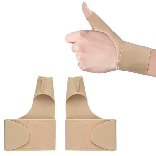 2 Stück Daumenbandage Rechts Links,Daumenbandage Links,Daumenorthese Rechts,Daumenschiene Rechts,Orthese Daumensattelgelenk Bandage,Sehnenscheidenentzündung Daumenschiene Links,Handgelenk Bandagen von YueJieSelected
