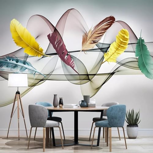 YueMingDi 3D Wandbild Zuhause Wanddekoration Bunte Pflanzen Feder Tv Hintergrund Wohnkultur Tapete-400Cm×280Cm YueMingDi 3D Wandbild Zuhause Wanddekoration Bunte Pflanzen Feder Tv Hintergrund Wohnkultur Tapete-400Cm×280Cm von YueMingDi