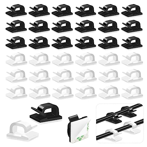 Yuechenggui 80 Stück Kabelhalter Selbstklebend Kabel Organizer Kabelhalterung Selbstklebende Kabelwandklammer Φ2mm-4mm Kabel Finisher-Drahtklemme für Netzkabel USB Ladekabel Lichterketten Yuechenggui 80 Stück Kabelhalter Selbstklebend Kabel Organizer Kabelhalterung Selbstklebende Kabelwandklammer Φ2mm-4mm Kabel Finisher-Drahtklemme für Netzkabel USB Ladekabel Lichterketten von Yuechenggui