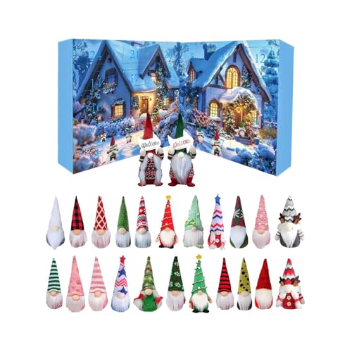 Wichtel Adventskalender 2025, Weihnachten Wichtel Figuren Deko, 24 Tage Weihnachten Countdown Kalender mit 24 Wichtels Puppen, Plüsch Gnome Spielzeug für Kinder und Erwachsene Wichtel Adventskalender 2025, Weihnachten Wichtel Figuren Deko, 24 Tage Weihnachten Countdown Kalender mit 24 Wichtels Puppen, Plüsch Gnome Spielzeug für Kinder und Erwachsene von Yuecjian