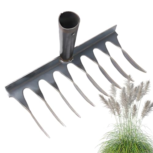Yuecjian Gartenrechen zum Pflanzen,Rechen zum Pflanzen von Gras, Gartenstrohbagger, Unkrautstecher, Manuelles Grabwerkzeug für Landschaftsdachdeckung, Grabenaushub, Bodenlockerung, Jäten, Belüften des Yuecjian Gartenrechen zum Pflanzen,Rechen zum Pflanzen von Gras, Gartenstrohbagger, Unkrautstecher, Manuelles Grabwerkzeug für Landschaftsdachdeckung, Grabenaushub, Bodenlockerung, Jäten, Belüften des von Yuecjian