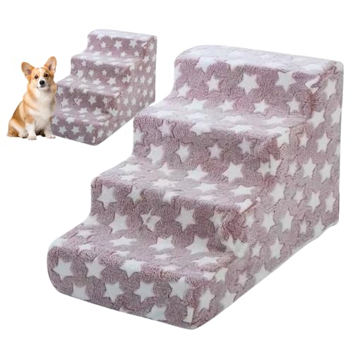 Yuecjian Hundetreppe für Bett | rutschfeste Hundetreppe | rutschfeste, abnehmbare Haustiertreppe für Wohnzimmer, Arbeitszimmer, Schlafzimmer, Fahrzeug, Fensterbank, Bett, Couch, Welpen, Kätzchen Yuecjian Hundetreppe für Bett | rutschfeste Hundetreppe | rutschfeste, abnehmbare Haustiertreppe für Wohnzimmer, Arbeitszimmer, Schlafzimmer, Fahrzeug, Fensterbank, Bett, Couch, Welpen, Kätzchen von Yuecjian