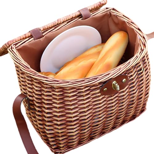 Yuecjian Korb Aus Rattan,Großer Pilzkorb Mit Hohem Fassungsvermögen | Großes Aufbewahrungsgefäß Für Picknick Camping Wohnzimmer Schlafzimmer Bauernhaus Puppen Lebensmittel Yuecjian Korb Aus Rattan,Großer Pilzkorb Mit Hohem Fassungsvermögen | Großes Aufbewahrungsgefäß Für Picknick Camping Wohnzimmer Schlafzimmer Bauernhaus Puppen Lebensmittel von Yuecjian