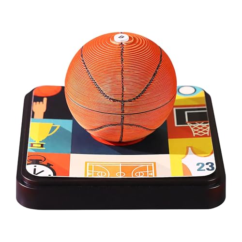 Yuecjian Timepiece Kalender 2026 | 3D-Basketball-Tear-Away-Kalender 2026 | Brettplaner, Schreibtisch-Dekoration für Urlaub, Weihnachten, Kinderarbeit, Kühlschrank, Büro, Zuhause von Yuecjian