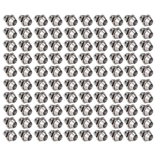 100 Stück LED-Halter, Feine Verarbeitung, Einfache Bedienung, Leichte Tragbare LED-Halter Für Den Schreibtisch, 3 Mm LED-Blende, LED-Halterung, Panel-Display-Sockelbasis von Yuecoom