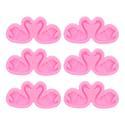 3d Swan Fondant Form süß verheizt Stick BPA Hand gefertigtes DIY Silikonform für Schokoladenkuchendekoration von Yuecoom