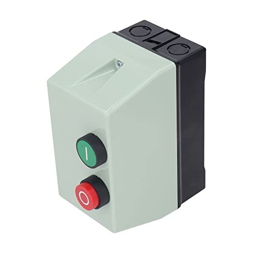 Magnetischer Motorstarter, 7-10A ABS Shell IP55 Wasserdichter Motorschutz Einphasig 220 230 V 3 Phase 380 400 V, Motorstartsteuerschalter,Einphasige Ein Aus Schalter Sicherheitsschalter von Yuecoom