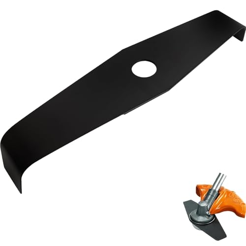 Freischneiderklinge mit 2 Zähnen, kohlenstoffreichem Manganstahl, Ersatz für Rasenmäher und Unkrautvernichter, universelle Passform, Bohrung, 25,4 mm, Dicke: 3 mm, 30,5 cm Freischneiderklinge mit 2 Zähnen, kohlenstoffreichem Manganstahl, Ersatz für Rasenmäher und Unkrautvernichter, universelle Passform, Bohrung, 25,4 mm, Dicke: 3 mm, 30,5 cm von Yuecoom
