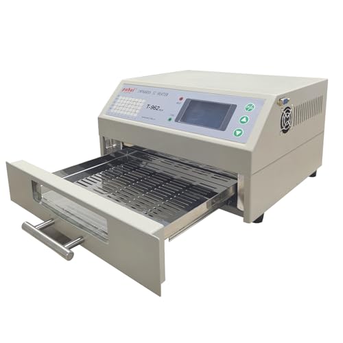 Yuecoom Reflow Lötofen T962 800W Für darunter CHIP, SOP, PLCC, QFP, BGA und mehr Lötproofing Reflow Lötautomat Professionelle Infrarot Heizung Lötmaschine Yuecoom Reflow Lötofen T962 800W Für darunter CHIP, SOP, PLCC, QFP, BGA und mehr Lötproofing Reflow Lötautomat Professionelle Infrarot Heizung Lötmaschine von Yuecoom