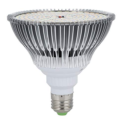 Wachstumslicht 27W 184LED-Chips Vollspektrum E27 Pflanzen Wachsen Licht Vollspektrum Für Zimmerpflanzen Gartengewächshaus Sämling Gemüse 85V-265V von Yuecoom