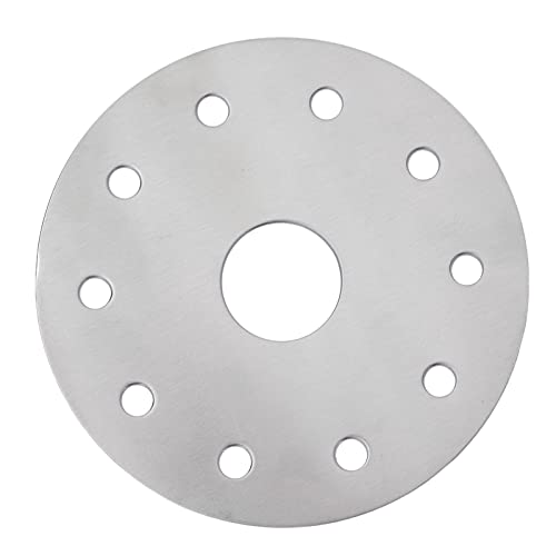 Wärmeverteilerplatte, Wärmeleitplatte, Edelstahl Induktionskochfeld Konverterscheibe für Gasherd Glaskochfeld,Induktionsadapter Wärmeverteiler Wärme-Diffusor (12.3CM) von Yuecoom
