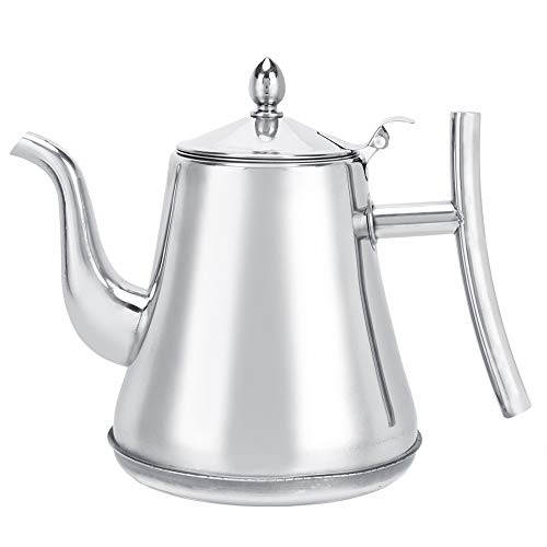 Yuecoom Teekanne Edelstahl Mit Siebeinsatz, Kaffeekanne mit Teesieb,Tee Kanne Teekanne mit Siebeinsatz,Teekanne mit Sieb Teekanne mit Teesieb für Hotelrestaurants (2L) von Yuecoom