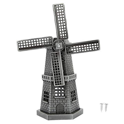 Niederländisches Windmühlen-Modell, Vintage-Holland-Windmühle, Ornamente, Miniatur-Kunsthandwerk, Büro, Zuhause, Desktop-Dekoration von Yuecoom
