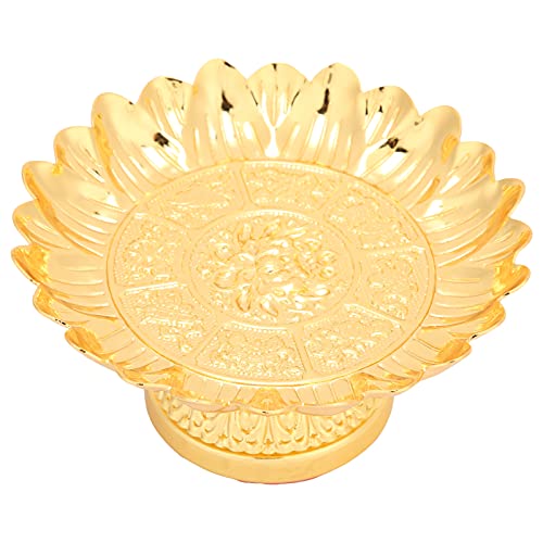 Yuecoom Obstteller, Buddha-Altar-Obstteller, kleine Größe, hohe Kapazität, leicht zu tragen, Delikatessenschale zum Platzieren von Früchten, Anbetung Buddha, 15,5 cm Yuecoom Obstteller, Buddha-Altar-Obstteller, kleine Größe, hohe Kapazität, leicht zu tragen, Delikatessenschale zum Platzieren von Früchten, Anbetung Buddha, 15,5 cm von Yuecoom