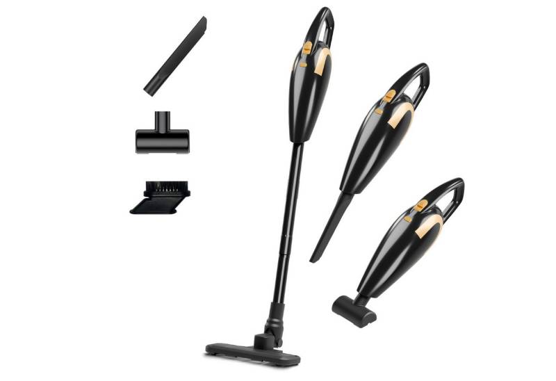 Yuede Akku-Handstaubsauger 12000 Pa Saugleistung & 7500 mAh-Akku, 120,00 W, 6-in-1 Stielstaubsauger Bis zu 30 Min Laufzeit, 120W Kabellos Leichter Staubsauger mit Anti-Tangle-Bürste und XL-Staubbox ( Beutelloser Freistehender Staubsauger mit Hepa-Metallfilter) , Akkusauger für Hartböden/Autositz/Tierhaare von Yuede