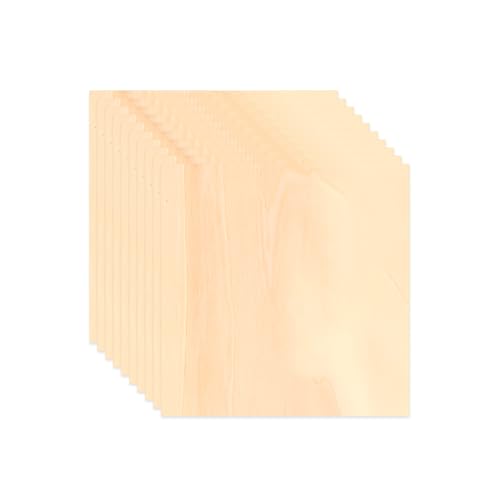 Lindenholzplatten, 300 x 300 x 3 mm, quadratisch, unlackiert, Lindenholz, für Handwerk, Hobby, Modellbau, Holzverbrennung, 10 Stück Lindenholzplatten, 300 x 300 x 3 mm, quadratisch, unlackiert, Lindenholz, für Handwerk, Hobby, Modellbau, Holzverbrennung, 10 Stück von Yuedefly