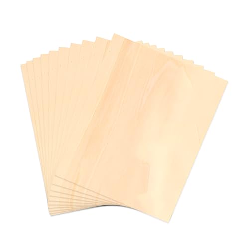 Lindenholzplatten, 420 x 300 x 3 mm, quadratisch, unlackiert, Lindenholz, für Handwerk, Hobby, Modellbau, Holzverbrennung, 10 Stück Lindenholzplatten, 420 x 300 x 3 mm, quadratisch, unlackiert, Lindenholz, für Handwerk, Hobby, Modellbau, Holzverbrennung, 10 Stück von Yuedefly