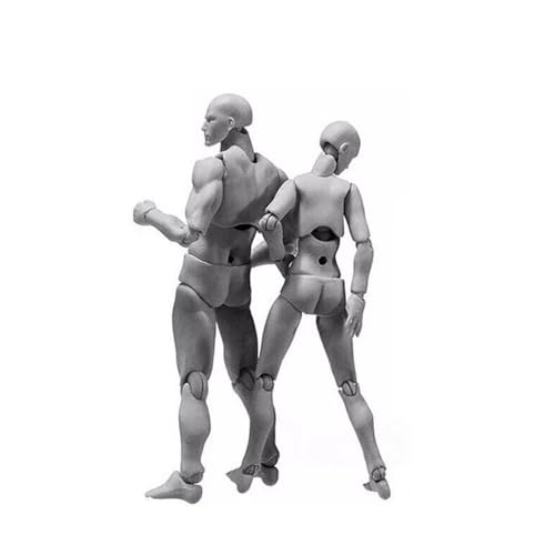 2Pcs Zeichnung Action Figuren Körper Künstler Modell Zeichnung Modelle Zeichnung Mannequin Figur für Malerei Körper Modell Künstler Dekoration Sammlung Geschenke von Yuehuamech