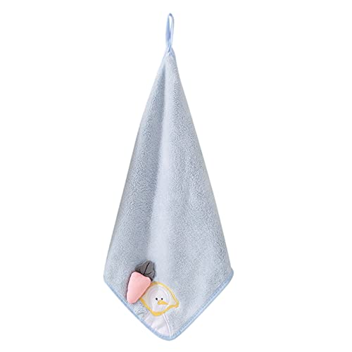 Küchenhandtuch Rot Shark Wasserabsorbierendes, wiederholbares Spülmaschinen-Reinigungstuch zum Aufhängen, Geschirrtuch, Küche, Badezimmer, wasserabsorbierendes Handtuch, Handtuch, (C, One Size) von Yuemei