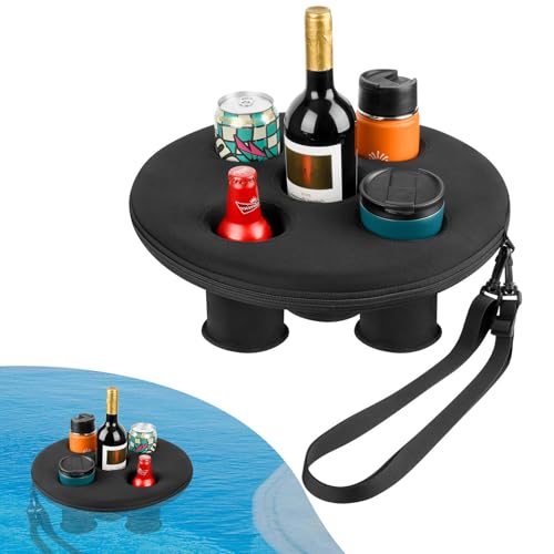 Schwimmendes Tablett - Getränkeschwimmer Mit 5 Löchern | Schwimmender Getränkehalter | Schwimmender Untersetzer | Pool Erfrischungstisch Tablett | Getränkehalter Für Pool, See, Fluss Schwimmendes Tablett - Getränkeschwimmer Mit 5 Löchern | Schwimmender Getränkehalter | Schwimmender Untersetzer | Pool Erfrischungstisch Tablett | Getränkehalter Für Pool, See, Fluss von Yuemeuy