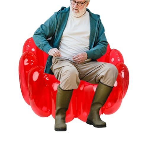 Yuemeuy Blow Up Chair,Aufblasbare Stühle für Erwachsene - Tragbare Couch-Sitzsack-Couch-Luftsofa - Luftcouch, Sitzsack, aufblasbare Möbel für Schwimmbäder, Partys im Freien, Wohnzimmer von Yuemeuy