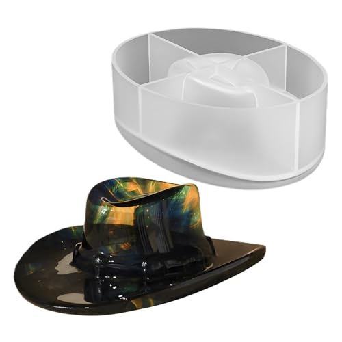Yuemeuy Fondant Silikonform | Cowboy Hut Motiv Form | Für Bastelprojekte Nicht Haftende Form Mehrfach Verwendbar Für Seife Kerze Süßigkeiten Yuemeuy Fondant Silikonform | Cowboy Hut Motiv Form | Für Bastelprojekte Nicht Haftende Form Mehrfach Verwendbar Für Seife Kerze Süßigkeiten von Yuemeuy