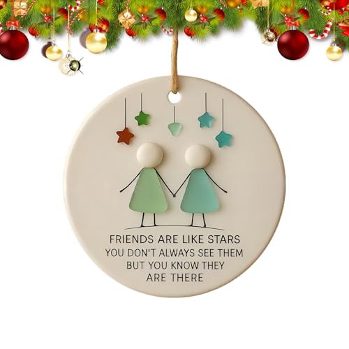 Yuemeuy Freundschafts Schmuckstück,Acryl Freundschafts Schmuck | Handgefertigte Herzförmige Erinnerung Figur Deko Für Schwestern Familie Frauen Geburtstag Baum Tür Zuhause - Für Frauen Schwestern von Yuemeuy