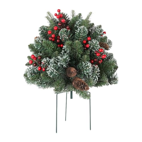 Yuemeuy Gartenstäbe - Weihnachtsbaum Gartenkunst - Deko Spitzen zum Stecken für Rasen und Wege im Frühling Garten Hof Terrasse Außenbereich Vorgarten von Yuemeuy
