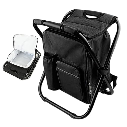 Yuemeuy Outdoor Klappstuhl - Faltbare Stühle Für Draußen | Rucksack Campingliege Mit Kühlfunktion Für Wandern Reisen Park Picknick Garten Terrasse Yuemeuy Outdoor Klappstuhl - Faltbare Stühle Für Draußen | Rucksack Campingliege Mit Kühlfunktion Für Wandern Reisen Park Picknick Garten Terrasse von Yuemeuy