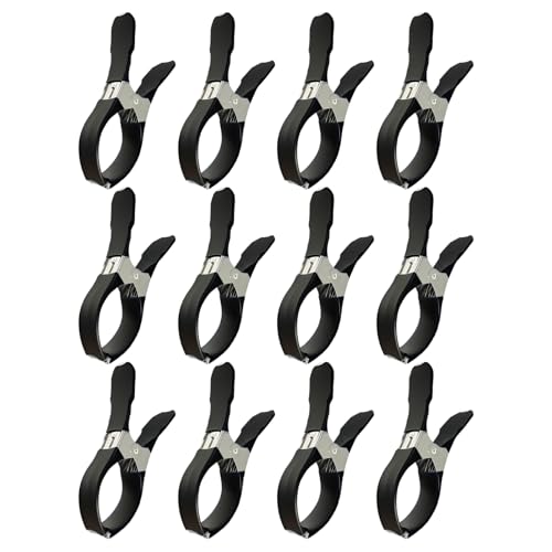Yuemeuy Pool Clips,12 Stück Kratzfester Edelstahl Griff | Windschutz Clip | Für Außenbereich Garten Terrasse Winterplane Möbel von Yuemeuy